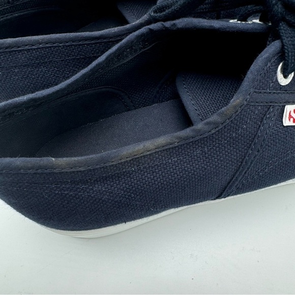 Superga 90s Platform Sneakers Navy Blue 2790A Casual Shoe Size 40 US Size 9 - Picture 7 of 9